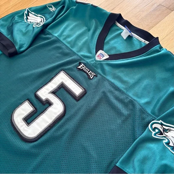 Rare Reebok Philadelphia Eagles McNabb Jersey On Field 52 Embroidered Retro NFL